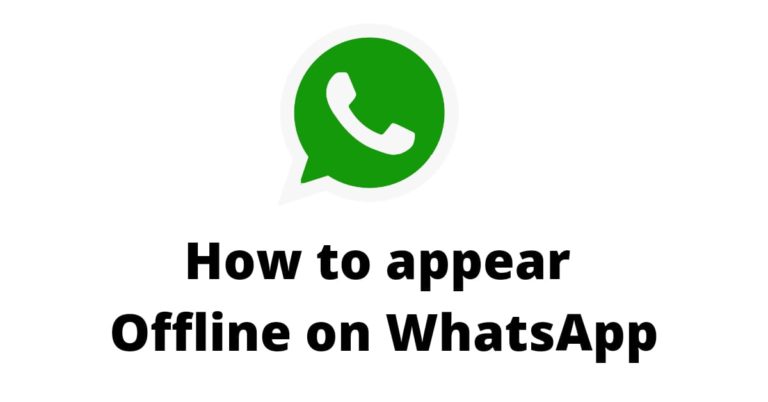 How to Appear Offline on Whatsapp