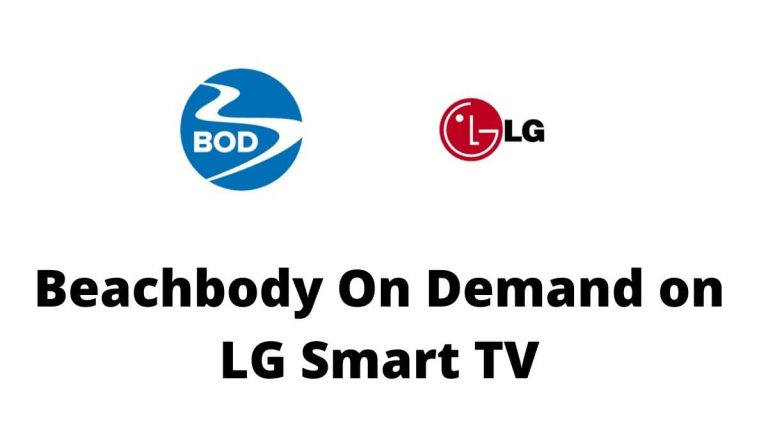 Beachbody on Demand on LG Smart TV