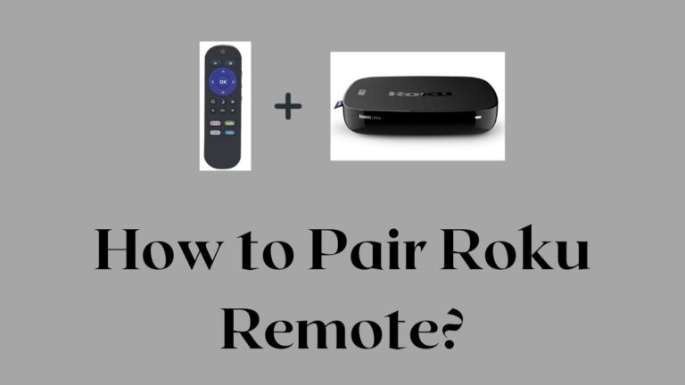 Pair Roku Remote