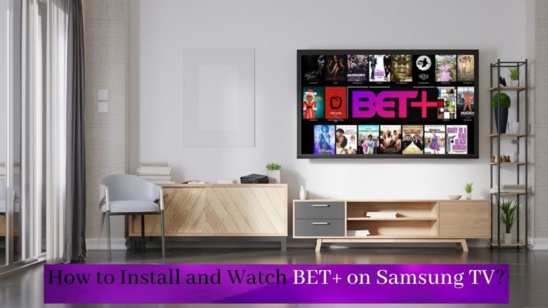 BET+ on Samsung TV