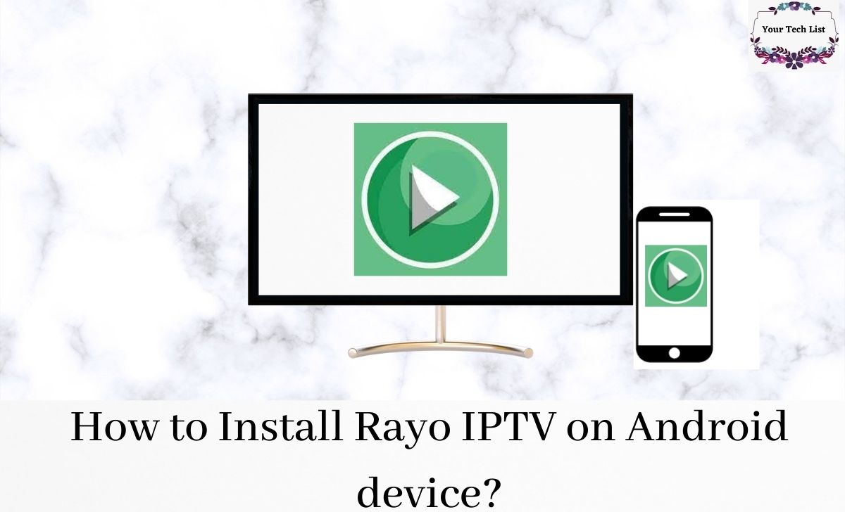 Rayo IPTV on Android device