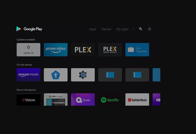 Play Store on Smart TV