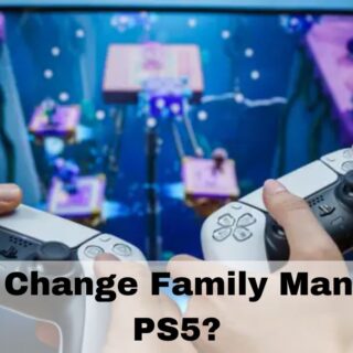 Change Family Manager on PS5