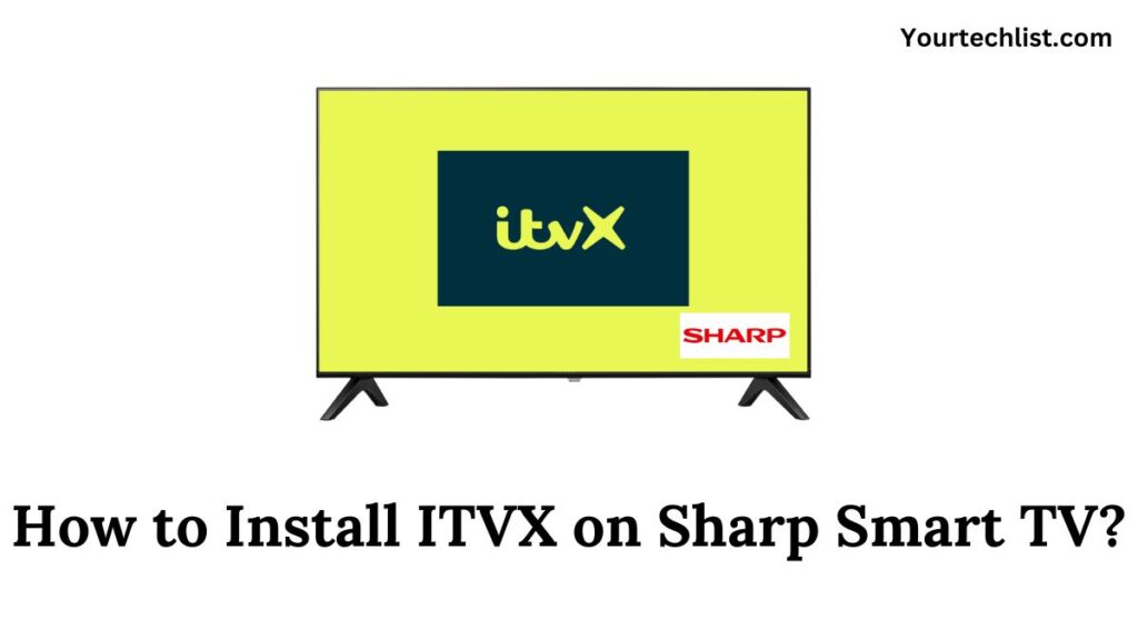 ITVX on Sharp Smart TV